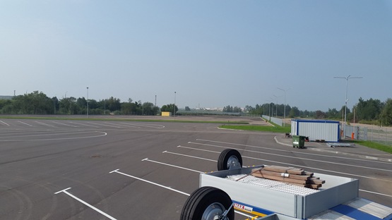 Стоянка автомобилей г.Минск ул.Свислочская